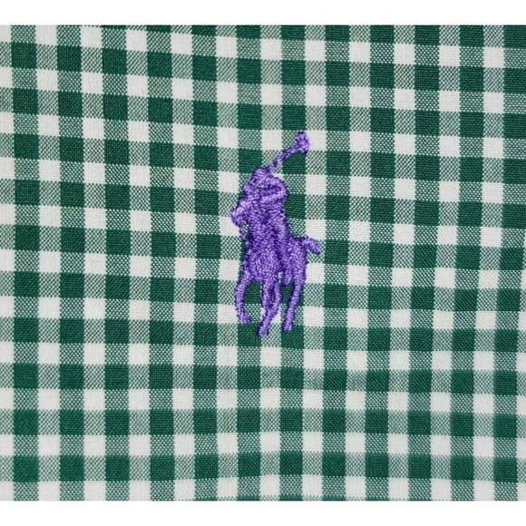 Ralph Lauren Classic Fit Men's Size XXL Green Plaid Long Sleeve Button Down 2XL - Picture 5 of 10